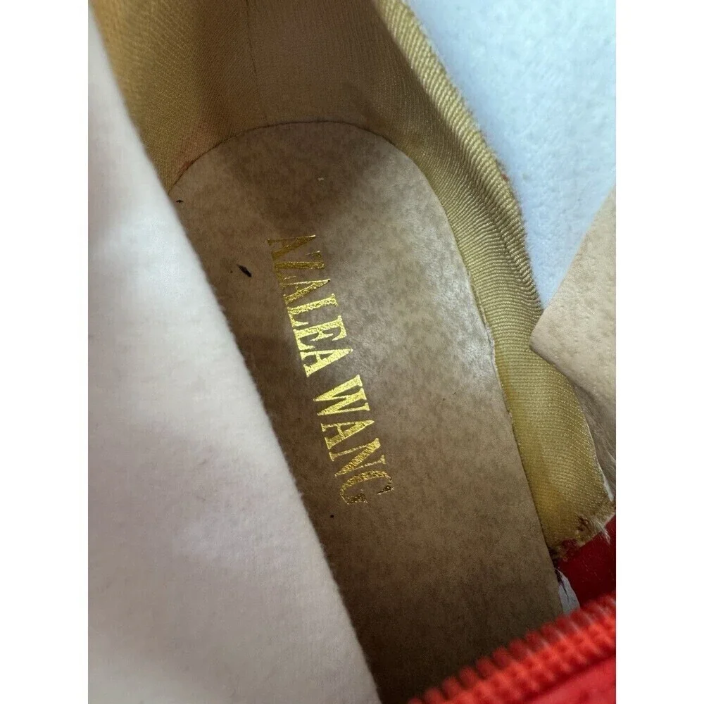 Azalea Wang Red Over The Knee Boots SIZE 9